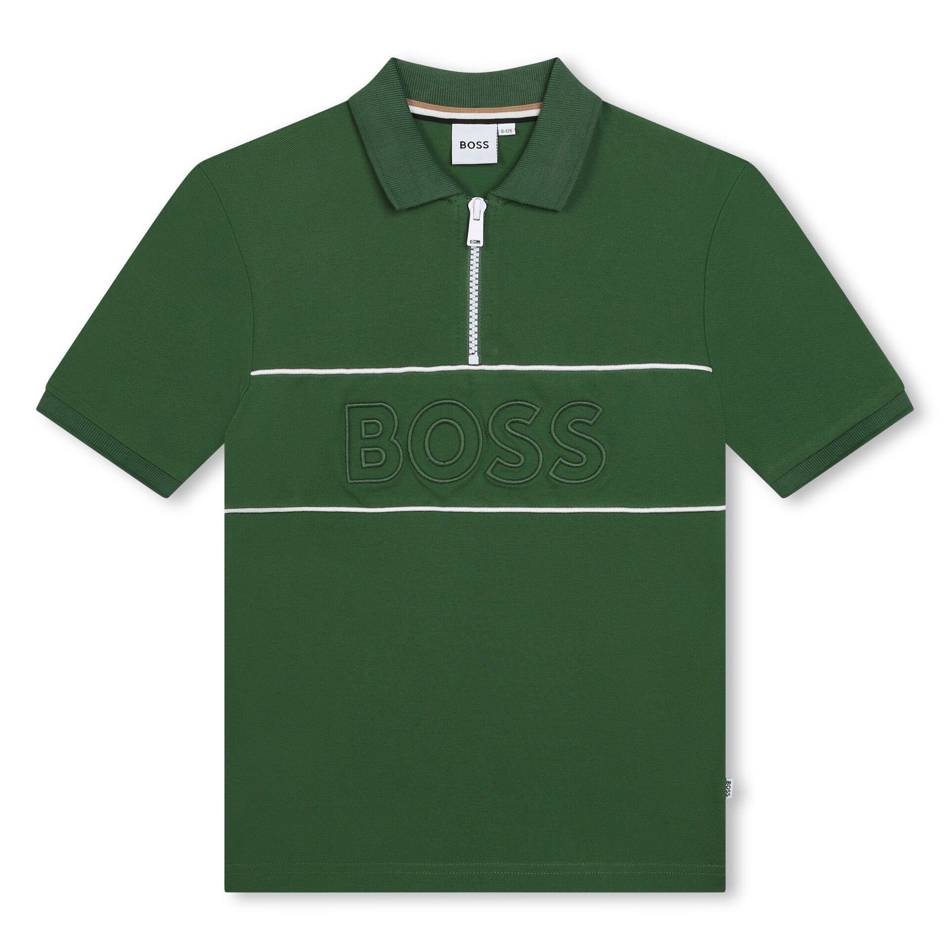 BOSS Boys Green Mini Me Logo Polo Shirt Junior Couture Bahrain