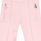 Girls Pink Embellished Logo Joggers, 1, hi-res