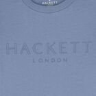 توب أولاد باكمام بالشعار باللون الأزرق, 2, hi-res