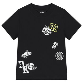 Boys Black Logo T-Shirt