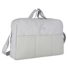 Grey Quilted Baby Changing Bag, 3, hi-res