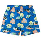 Boys Blue Swim Shorts, 2, hi-res