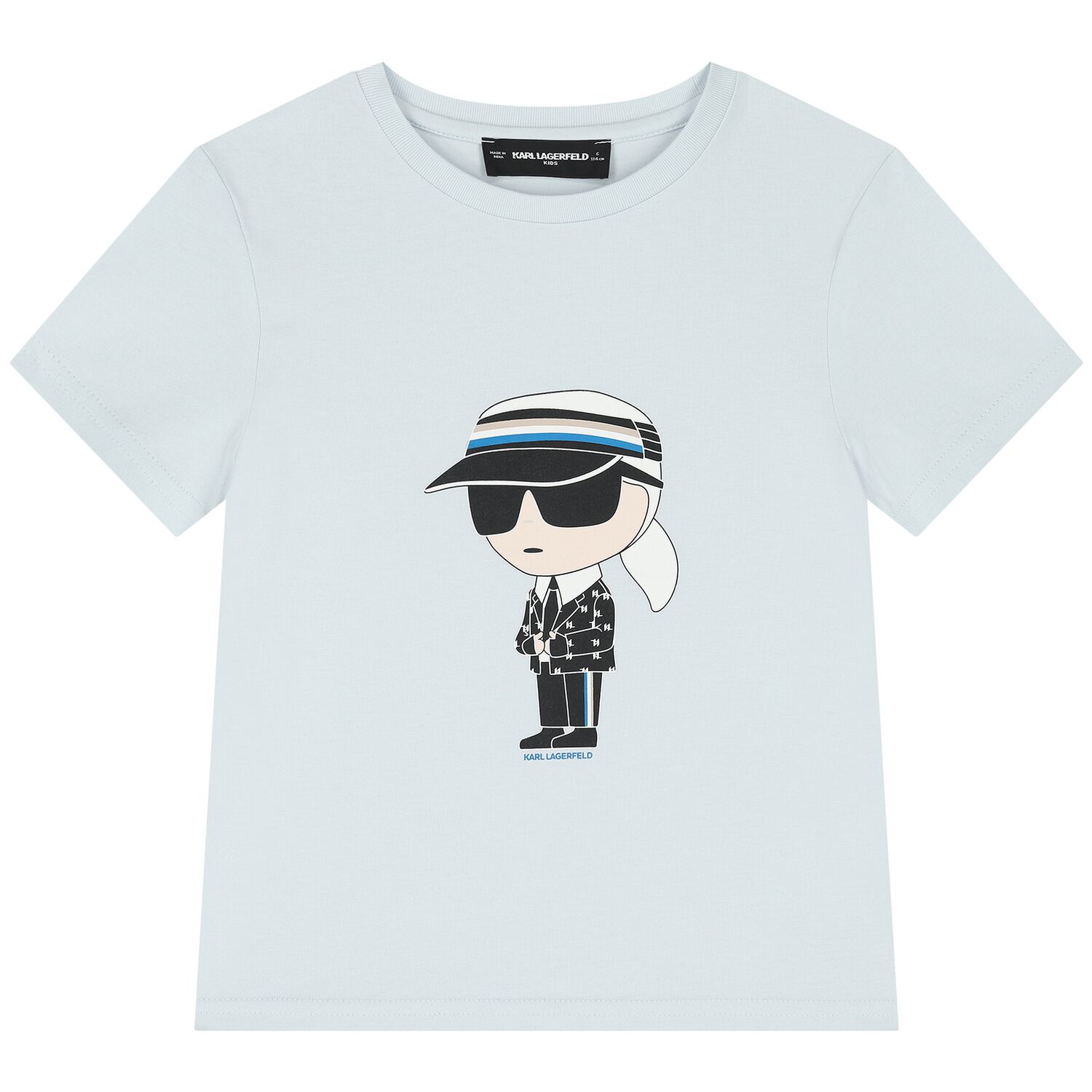 Boys Blue Logo T-Shirt, 3, hi-res