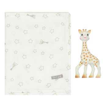 Giraffe Teether & Muslin Set