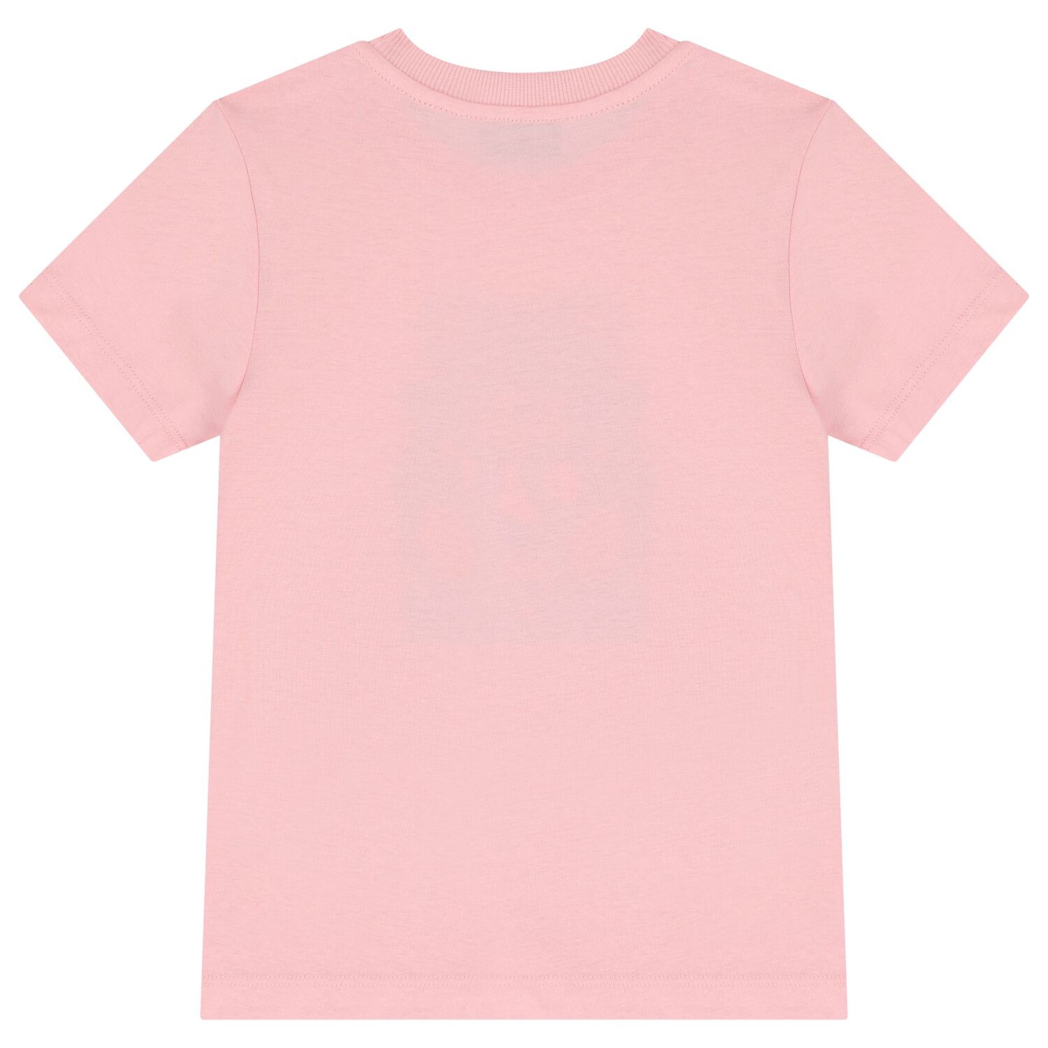 Girls Pink Teddy Bear Logo T-Shirt, 4, hi-res image number null