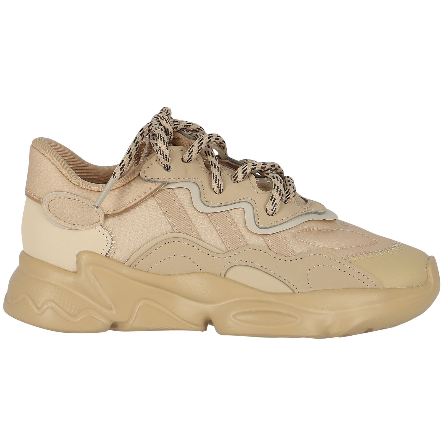 Beige Ozweego C Trainers, 1, hi-res