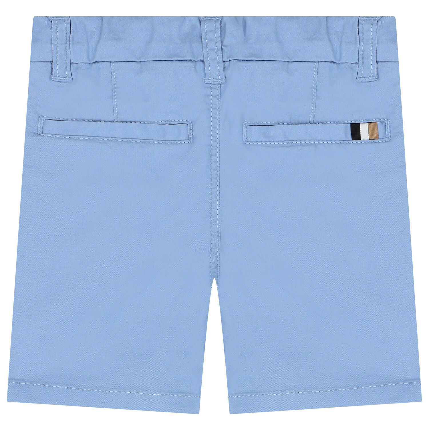 Younger Boys  Blue Chino Shorts, 2, hi-res