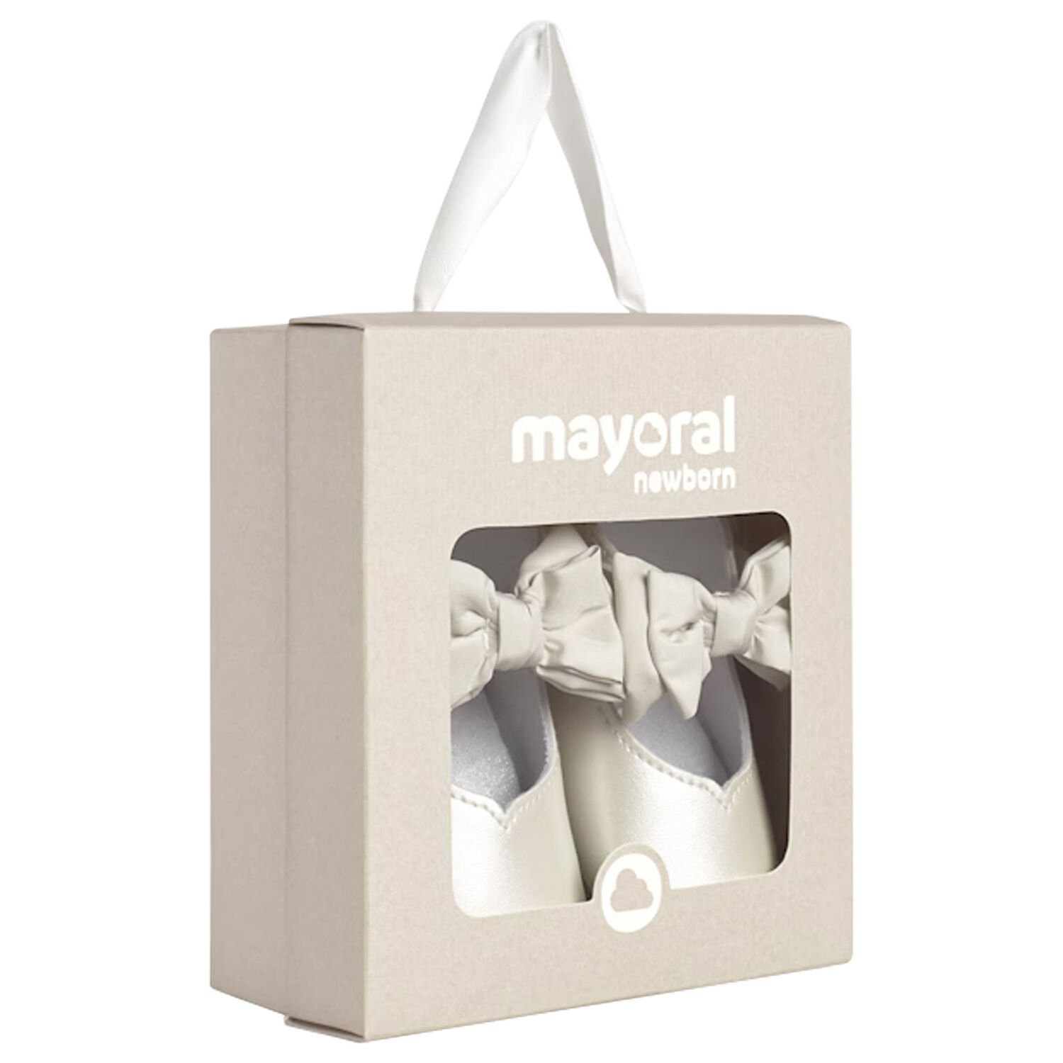 Baby Girls Ivory Bow Pre Walker Shoes, 3, hi-res