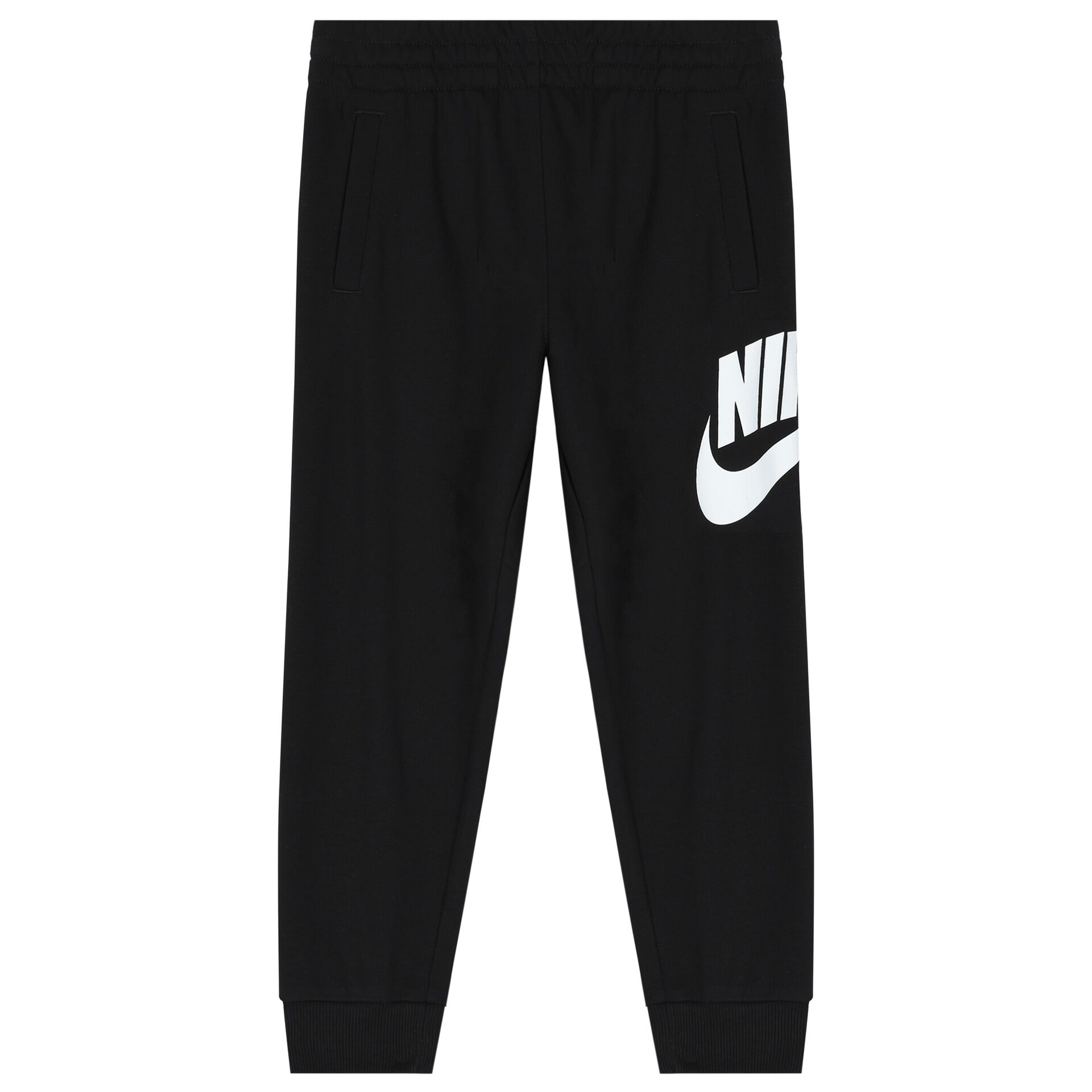 Nike mini swoosh black joggers best sale