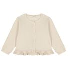 Baby Girls Beige & Ivory Tulle Skirt Set, 2, hi-res