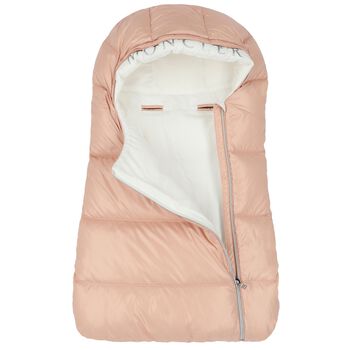 Pink & Ivory Down Padded Baby Nest
