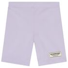 Purple Logo Softskin Cycling Shorts, 2, hi-res