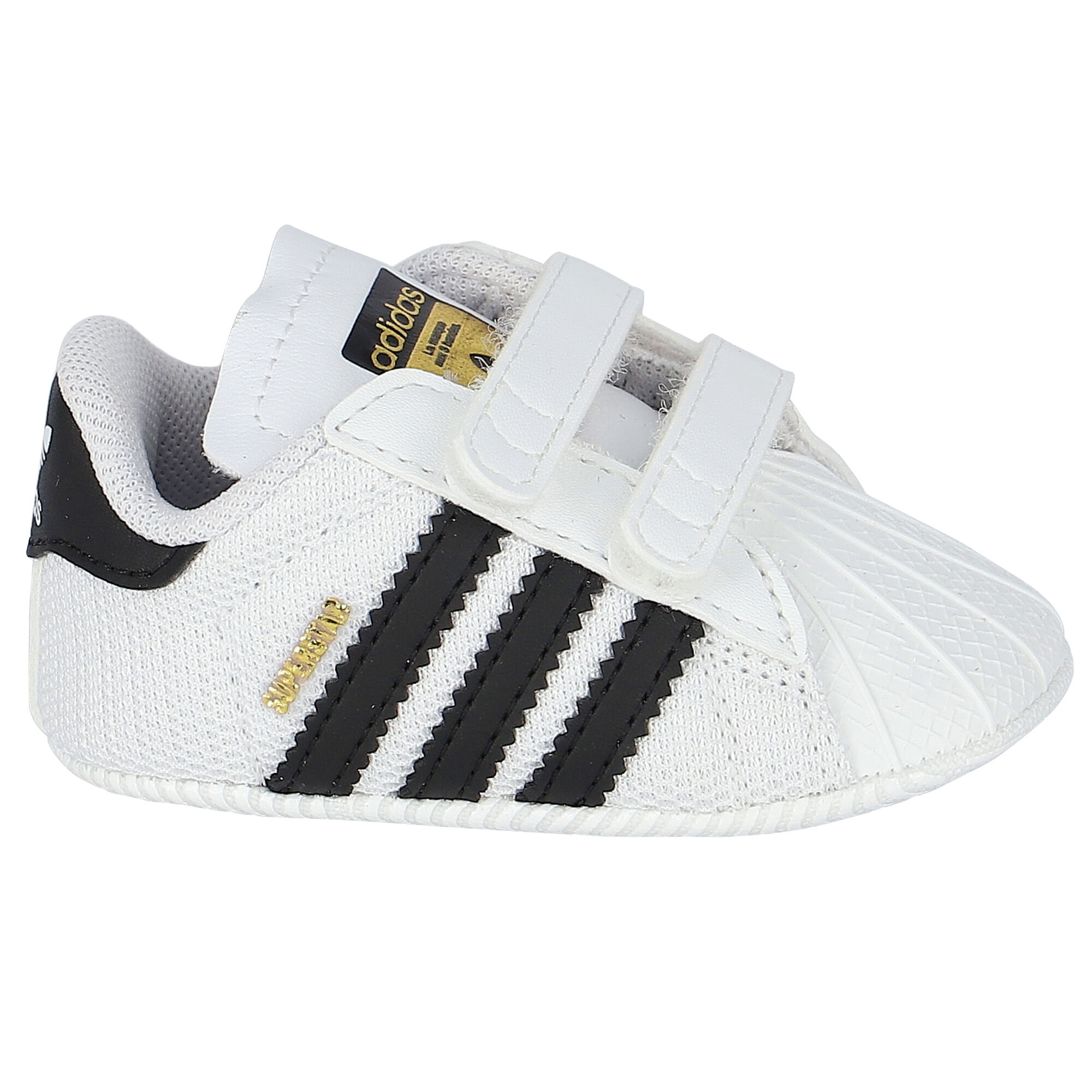adidas Originals White Superstar Crib Pre Walker Shoes Junior Couture USA