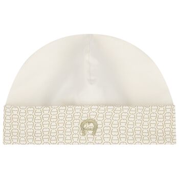 Ivory Logo Baby Hat