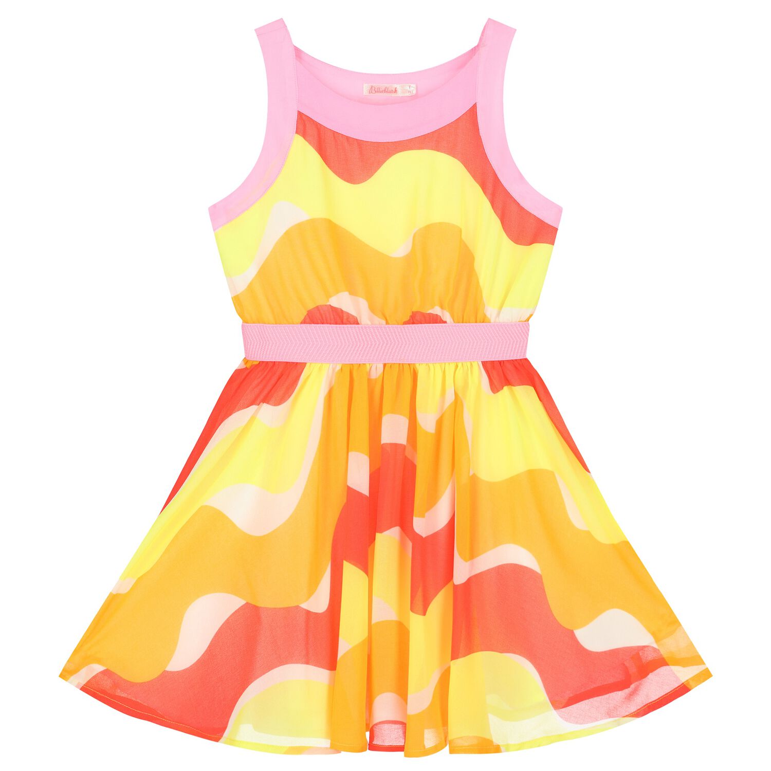 Girls Multi-Coloured Sleeveless Dress, 1, hi-res image number null