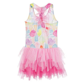Girls Pink Ice Cream Tulle Dress