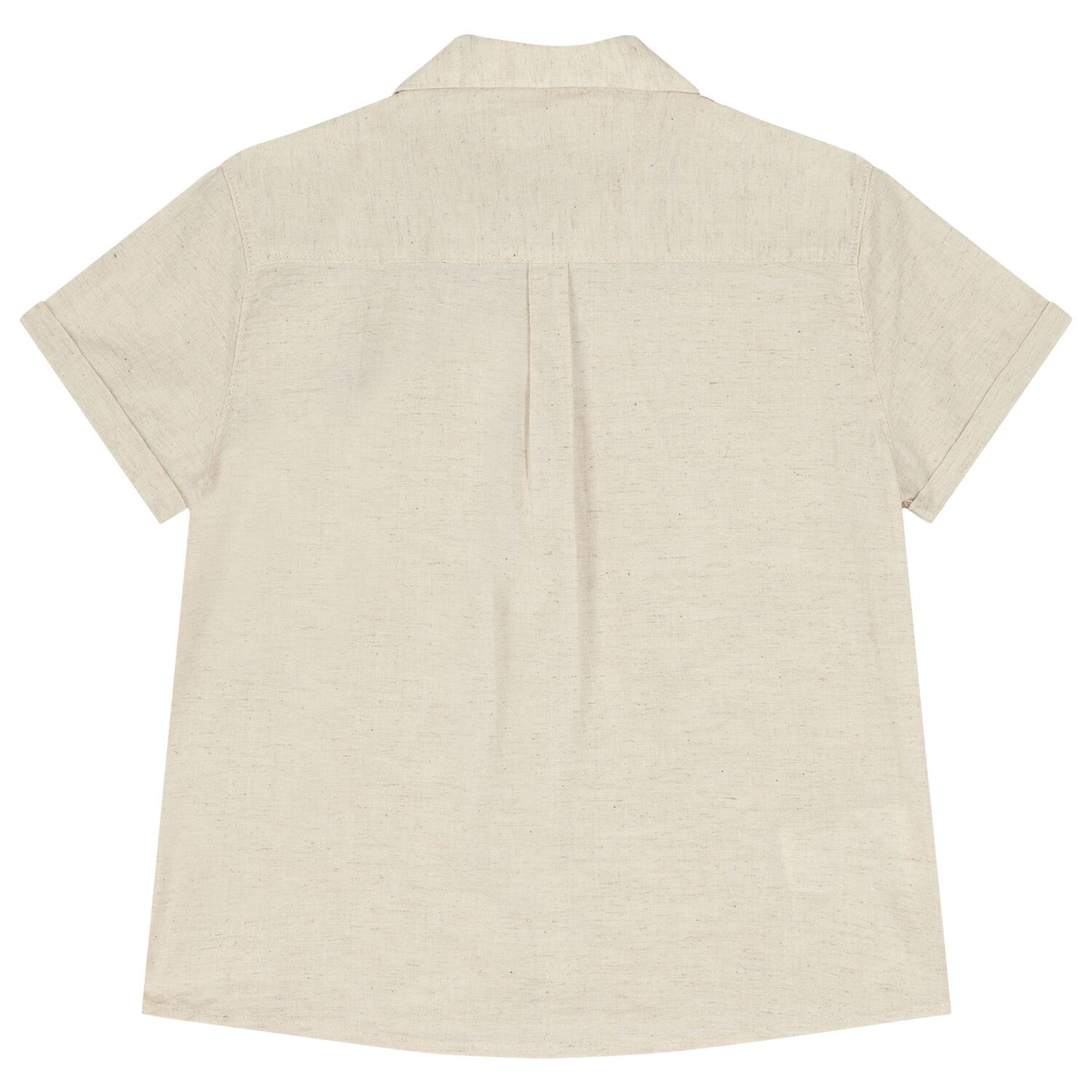 Boys Beige & Navy Blue Striped Shorts Set, 3, hi-res