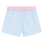 بيجاما بولو باللون الأبيض والأزرق للبنات, 1, hi-res