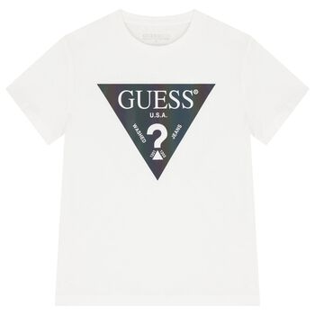 Boys White Logo T-Shirt