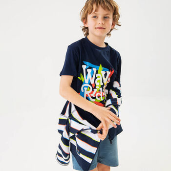 Boys Navy Blue T-Shirt