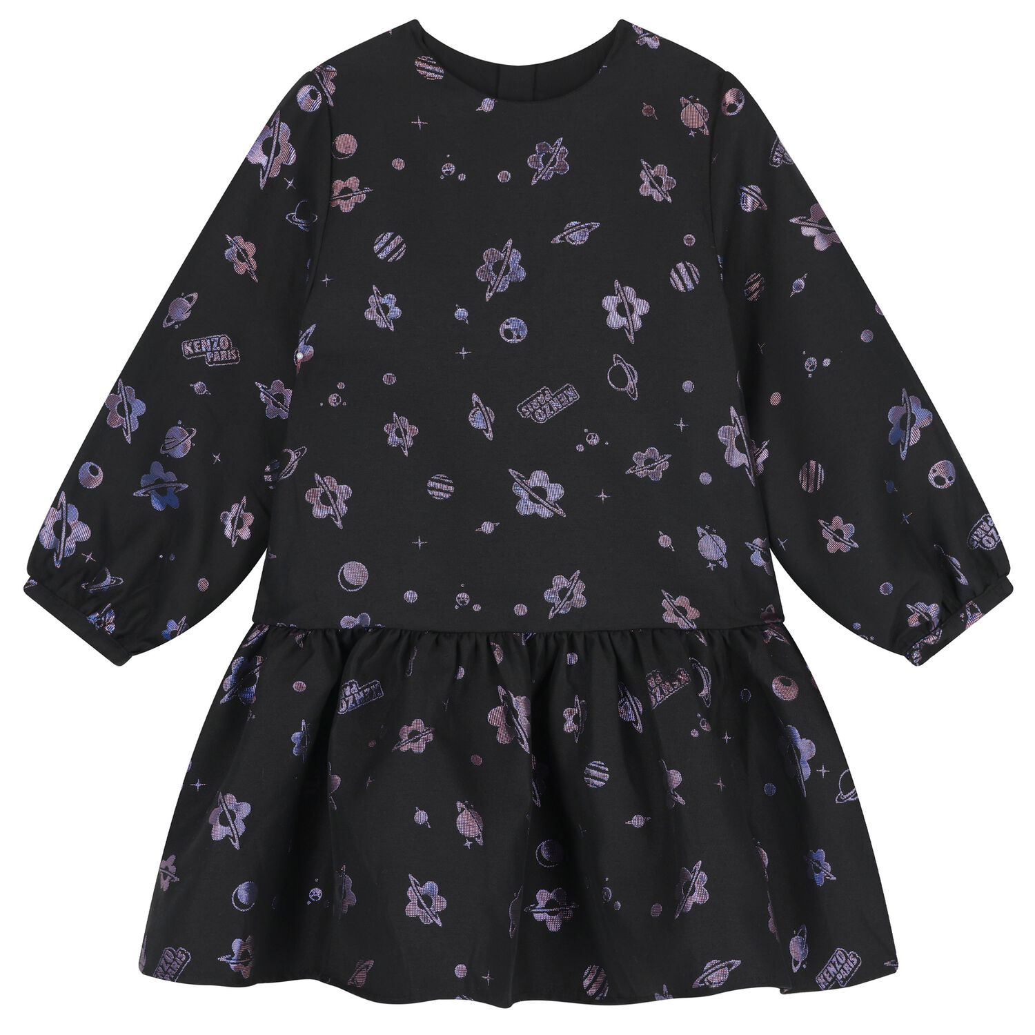 Girls Black Planet Boke Dress, 1, hi-res