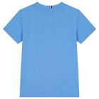 Boys Blue Logo T-Shirt, 6, hi-res