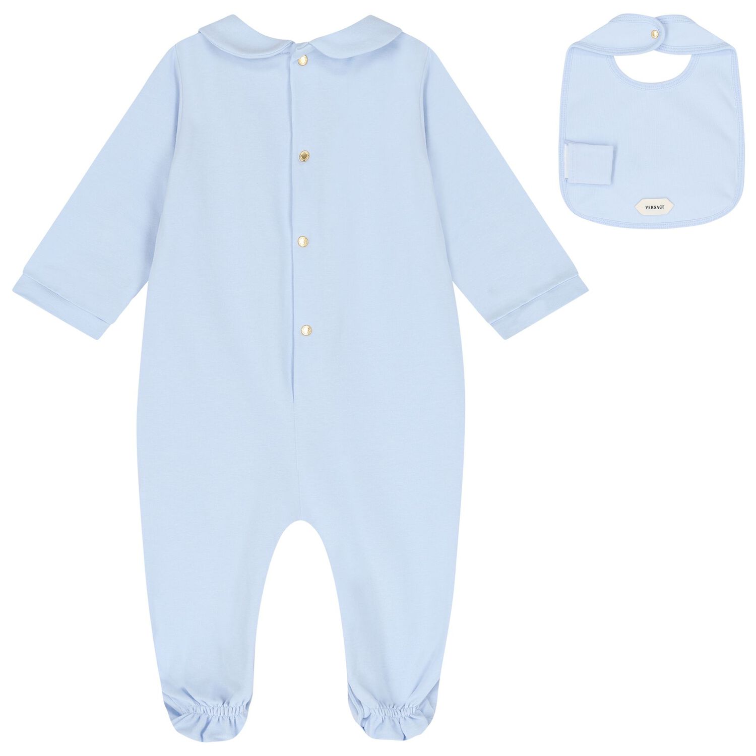 Baby Boys Blue Medusa Logo Babygrow Gift Set, 2, hi-res