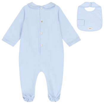Baby Boys Blue Medusa Logo Babygrow Gift Set
