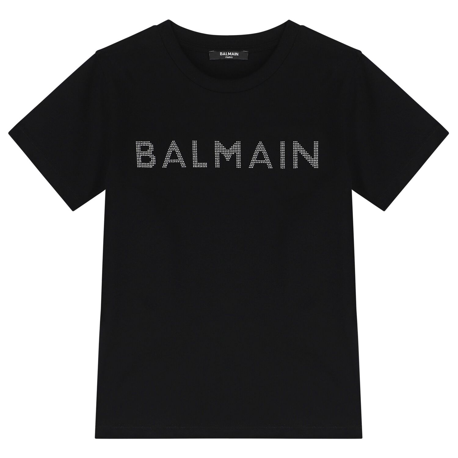 Boys Black & Silver Logo T-Shirt, 1, hi-res