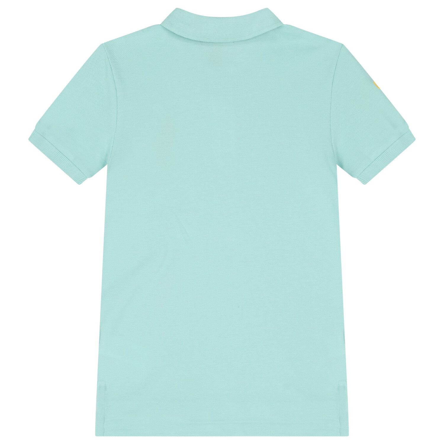 Boys Turquoise Blue Logo Polo Shirt, 1, hi-res