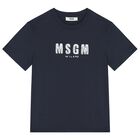 Navy Blue Logo T-Shirt, 4, hi-res
