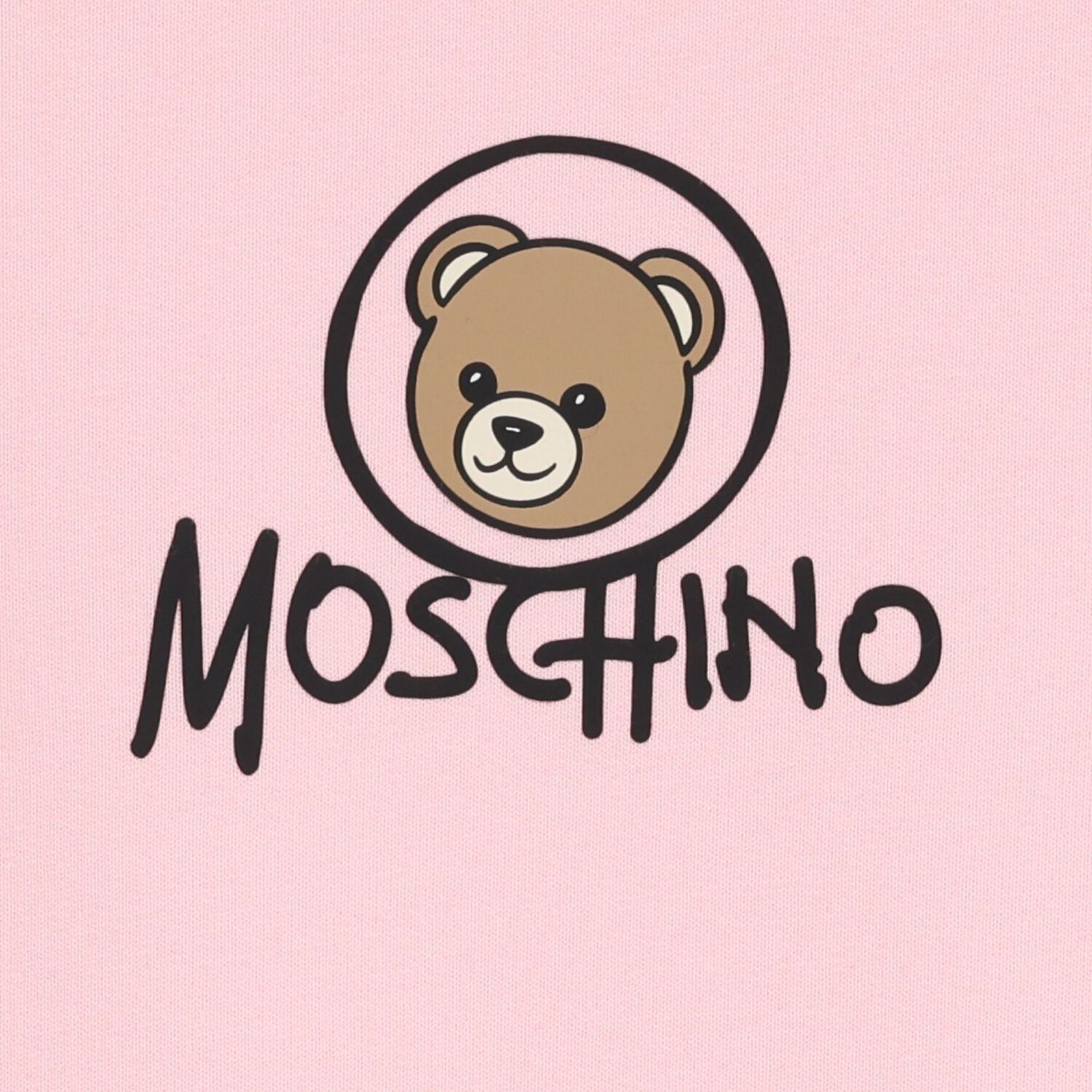 Girls Pink Teddy Bear Logo Sweatshirt, 3, hi-res