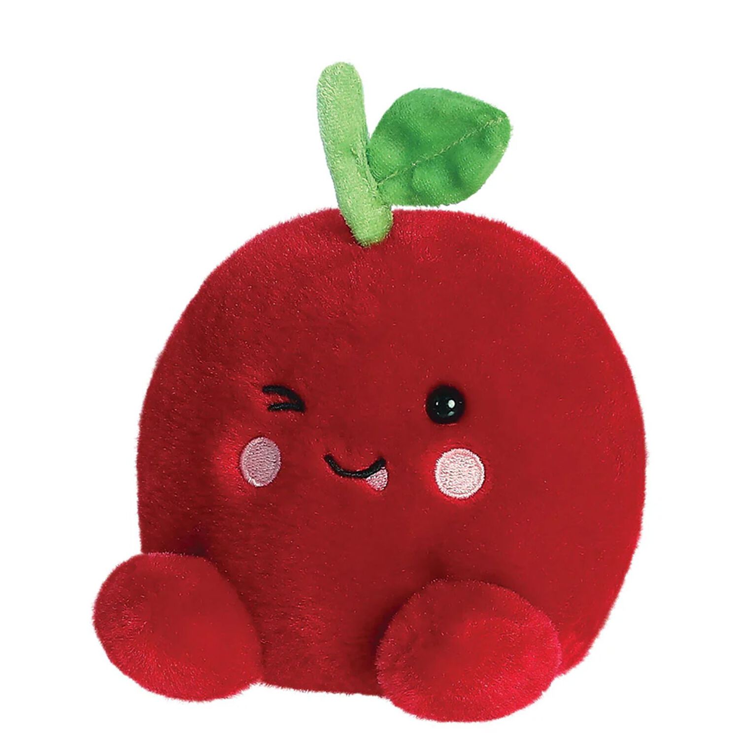 Palm Pals Red & Green Cordial Cherry Soft Toy ( 13cm ), 1, hi-res