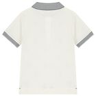 تيشيرت بولو مخطط باللون العاجي, 1, hi-res