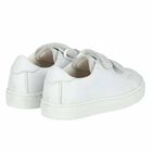 Boys White Logo Trainers, 1, hi-res