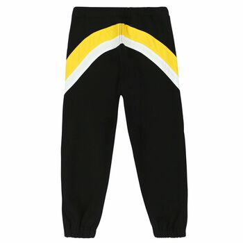 Boys Black Logo Joggers