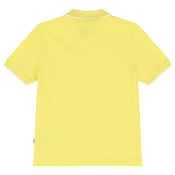 Boys Yellow Logo Polo Shirt