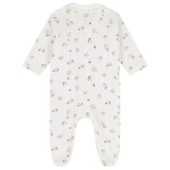 Ivory & Beige Squirrel Babygrow