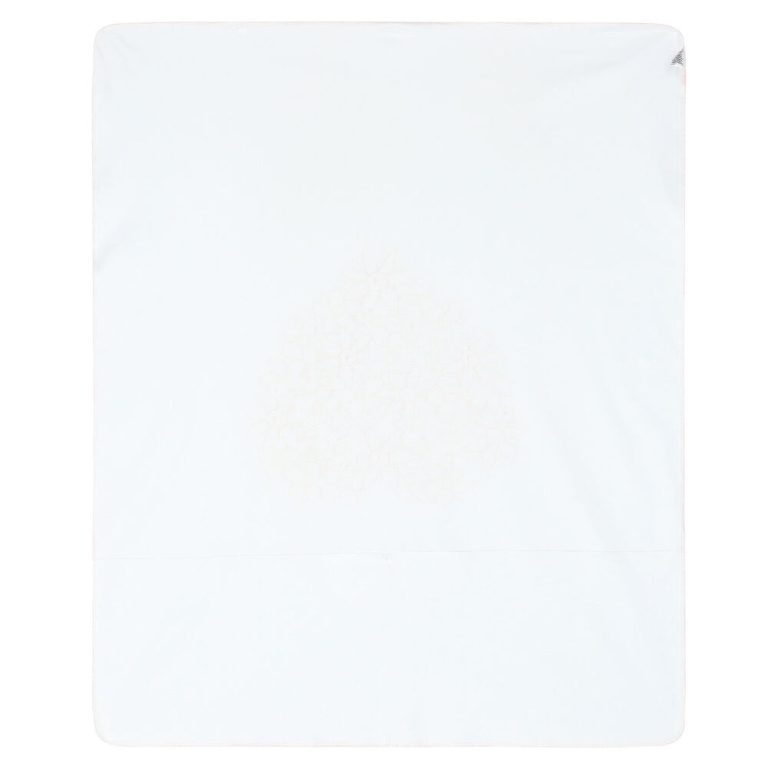 Baby Girls White Floral Blanket, 1, hi-res image number null
