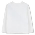 Boys Ivory Bag Long Sleeve Top, 1, hi-res
