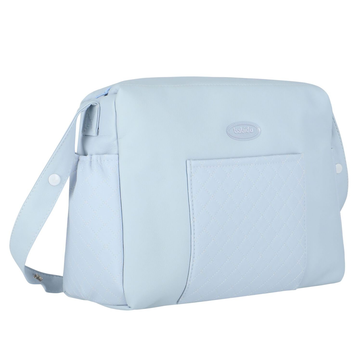 Blue Quilted Baby Changing Bag, 3, hi-res image number null