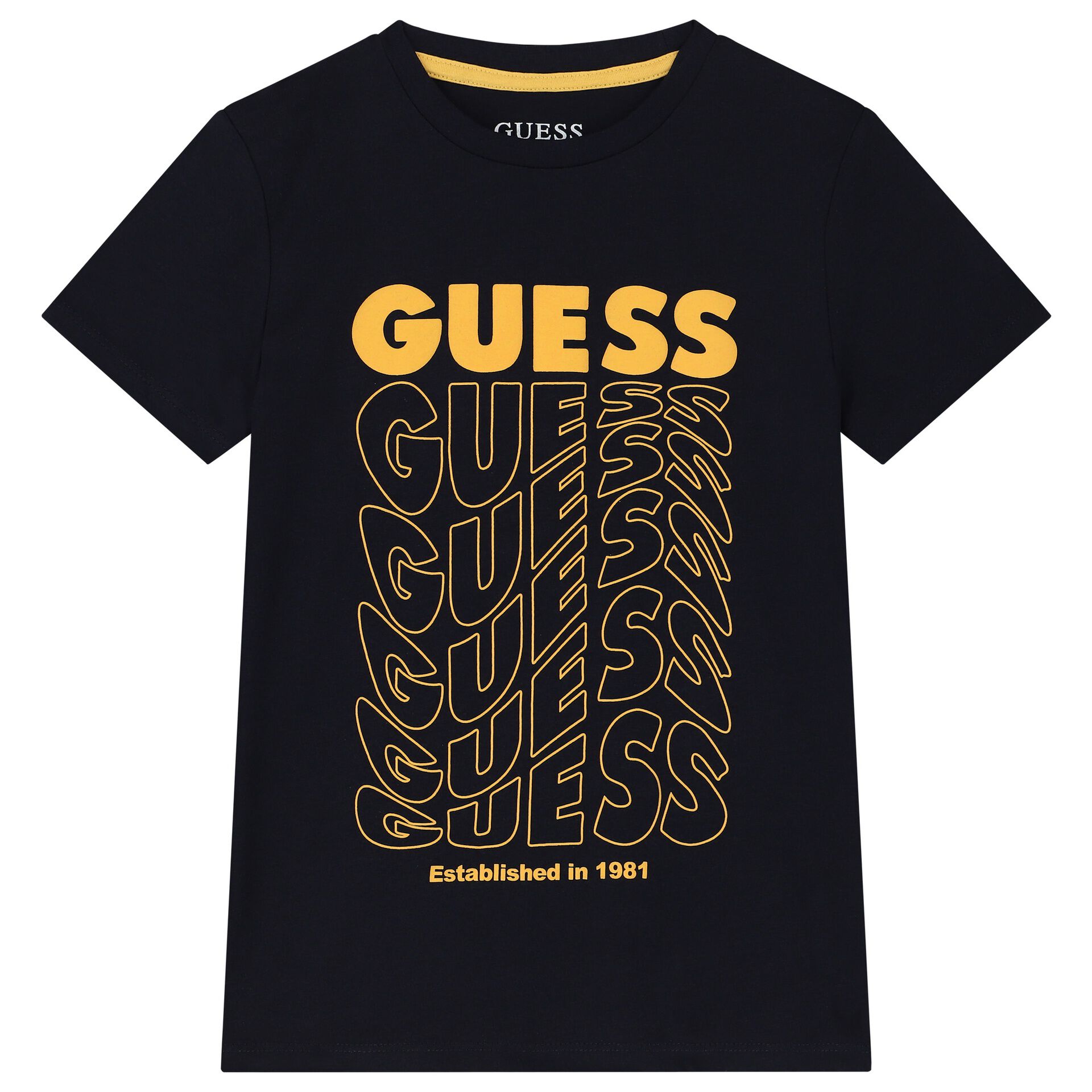 Navy blue guess shirt best sale
