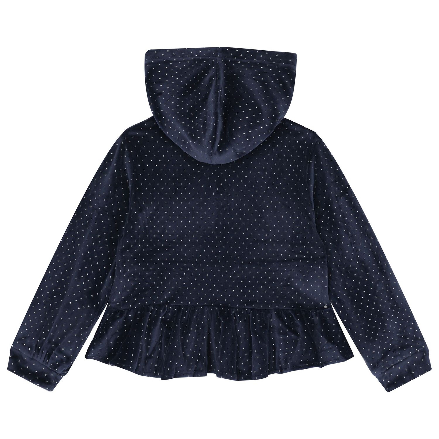 Girls Navy Blue Velour Tracksuit Set  ( 3 Piece ), 1, hi-res image number null