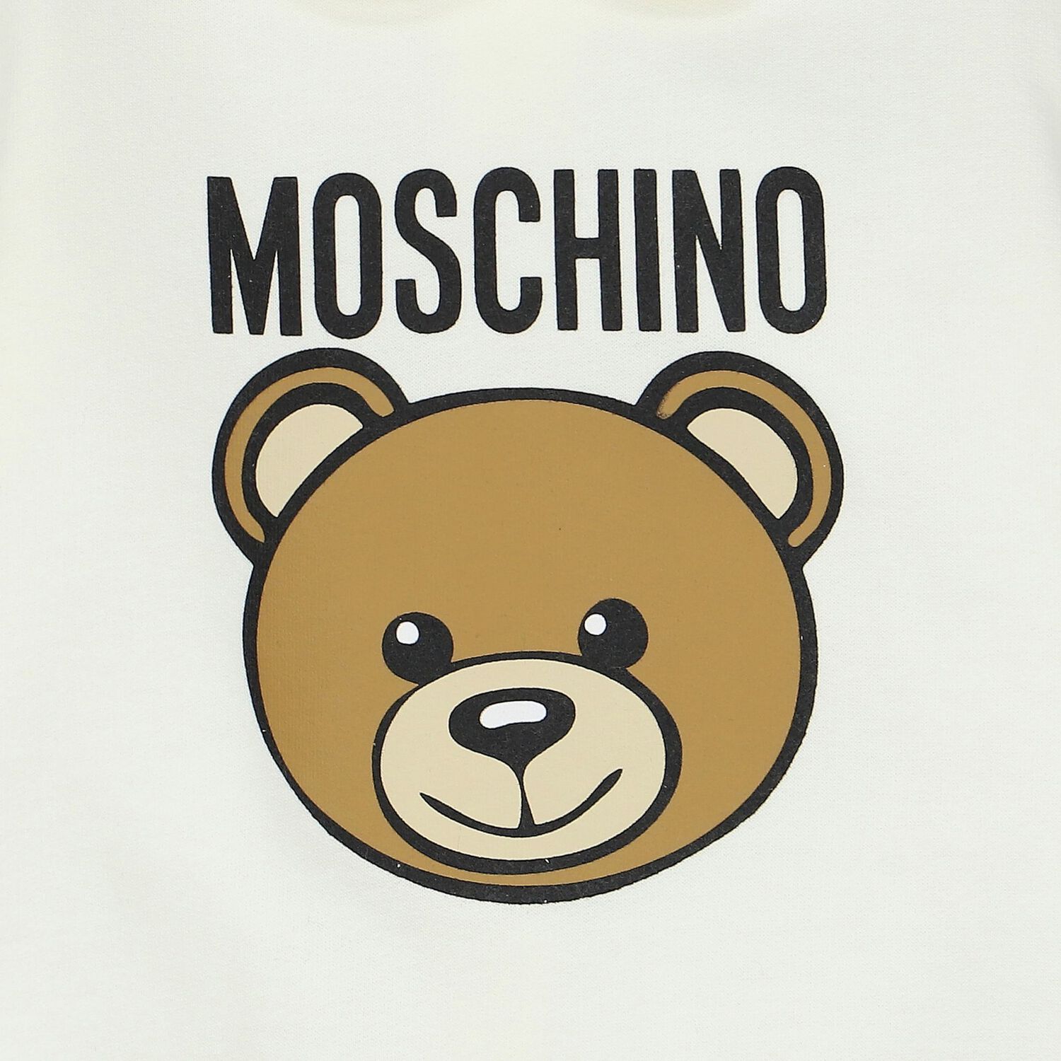 Ivory Teddy Bear Logo Babygrow, 1, hi-res