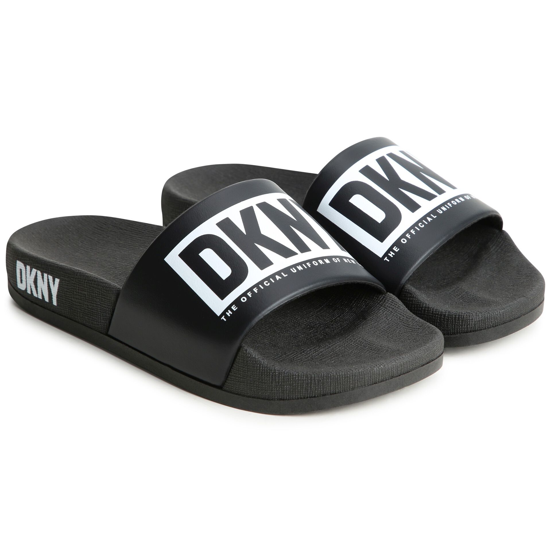 Black dkny sliders clearance