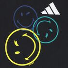 Younger Boys Black & Grey Smiley Logo Shorts Set, 1, hi-res