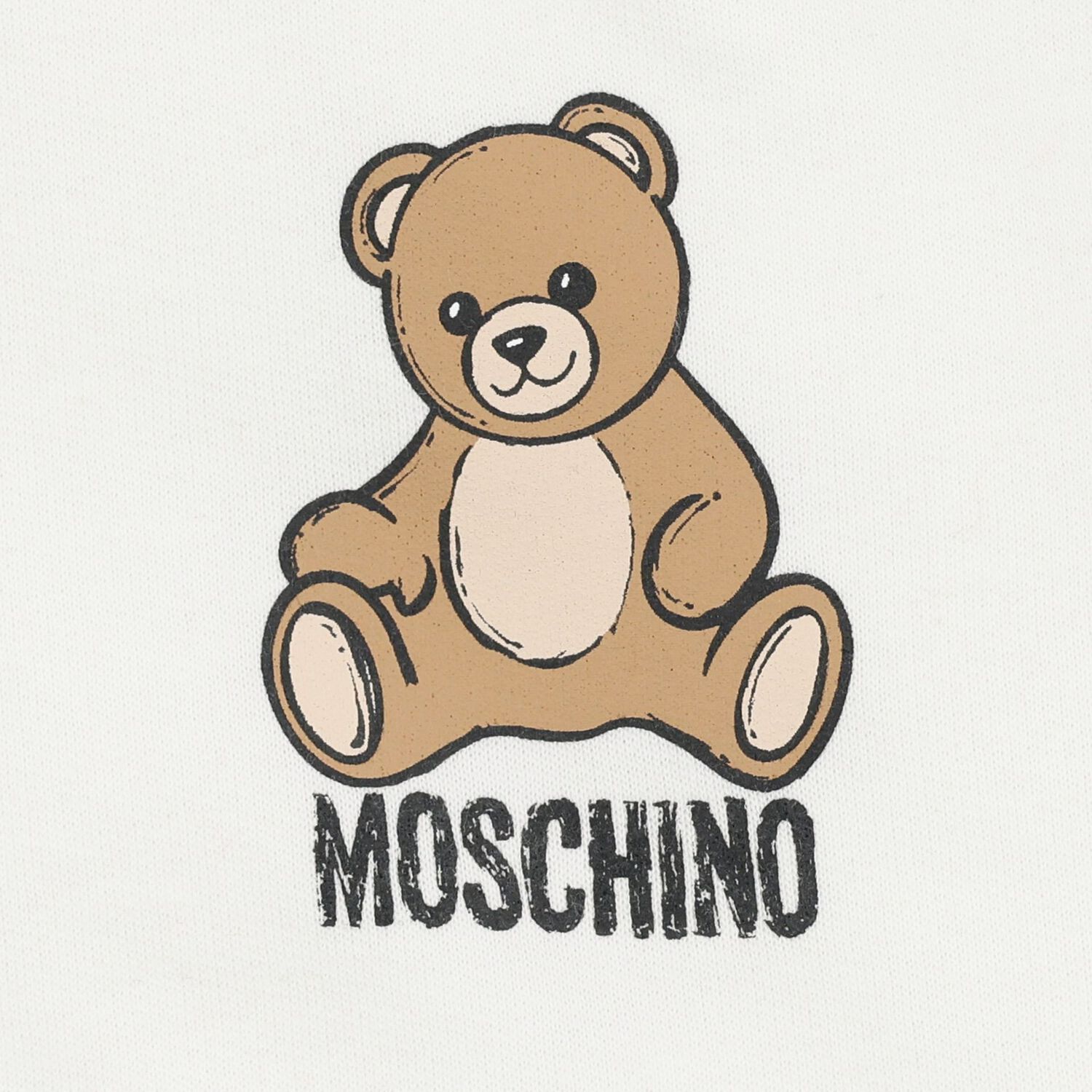 Younger White Teddy Bear Logo Tracksuit, 1, hi-res