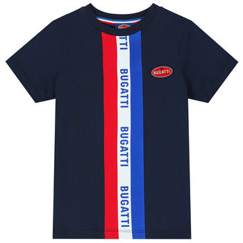 Boys Navy Logo T-Shirt