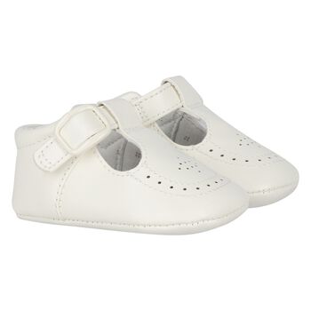 Baby Boys Ivory Pre Walker Shoes