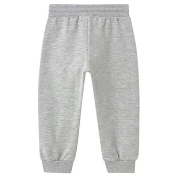 Younger Boys Grey Logo Joggers